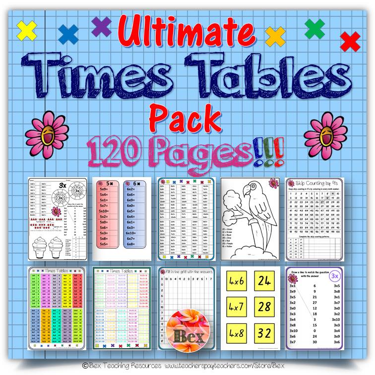 The Ultimate Times Tables Pack is... - Bex Teaching Resources | Facebook