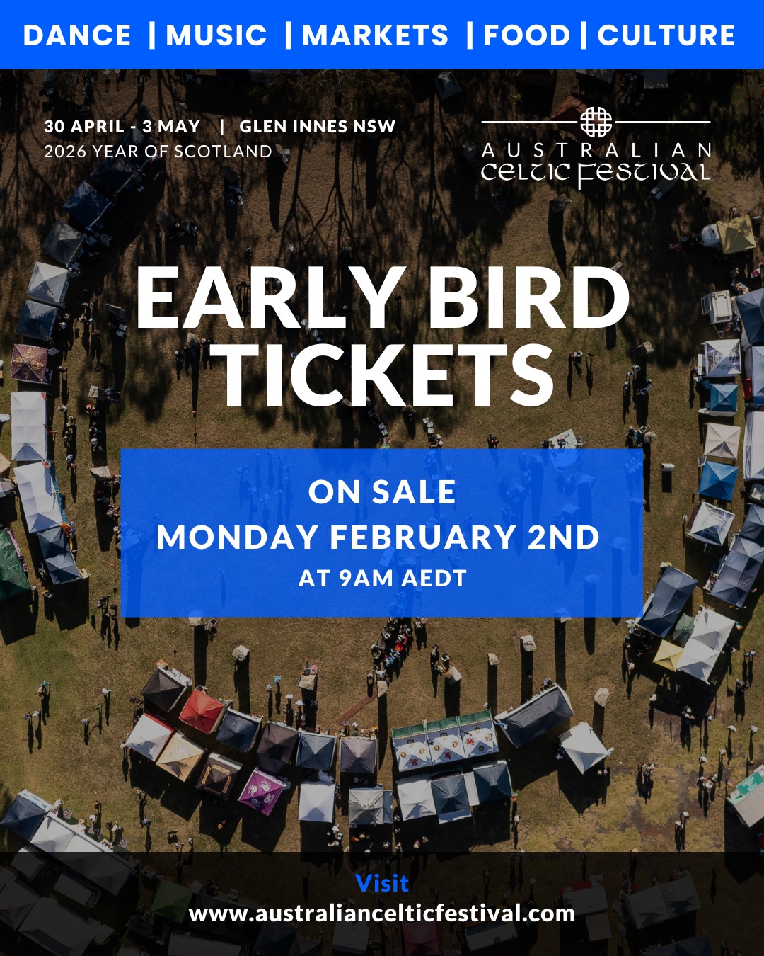 📣 BIG NEWS!! 📣 EARLY BIRD... - Australian Celtic Festival | Facebook