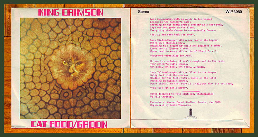 Cat food, King Crimson first line up Hits A GoGo (BBC) 1970