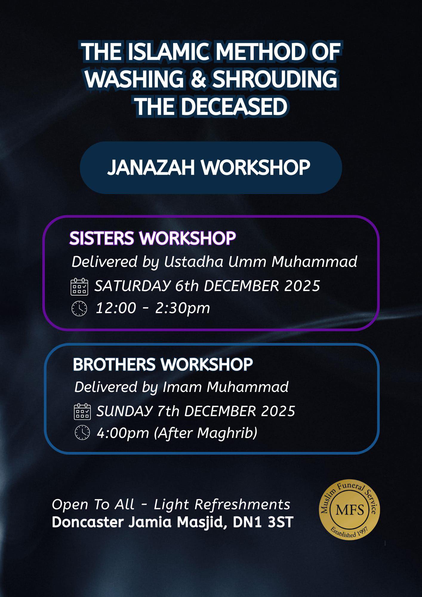 💫 Doncaster Jamia Masjid presents... - Doncaster Jamia Mosque | Facebook
