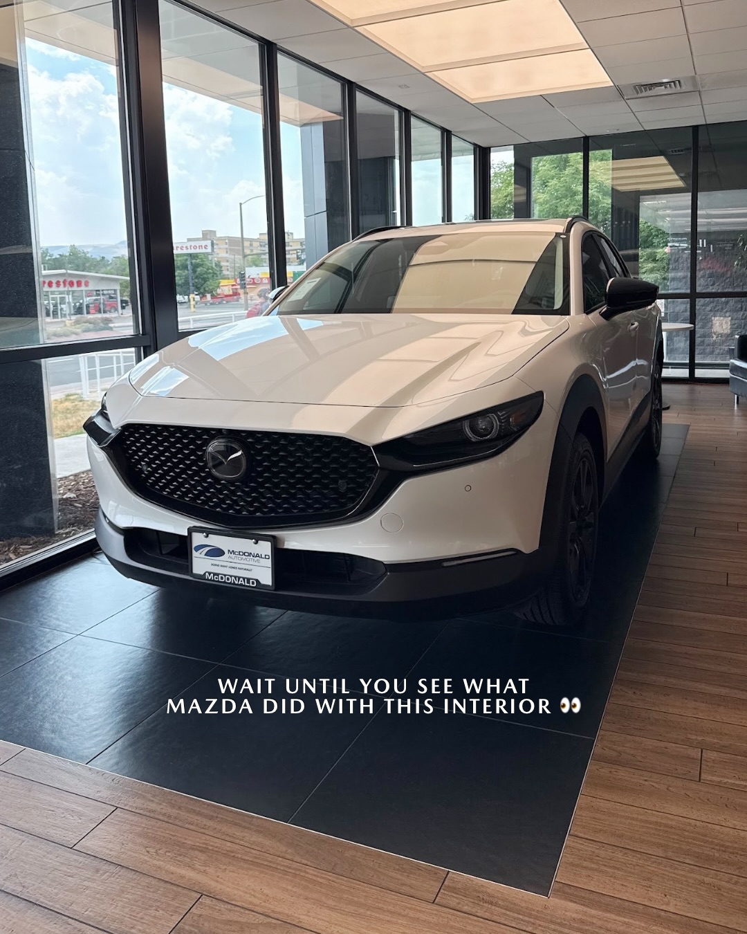 Mazda CX-30 Aire Edition interior at McDonald Mazda West in