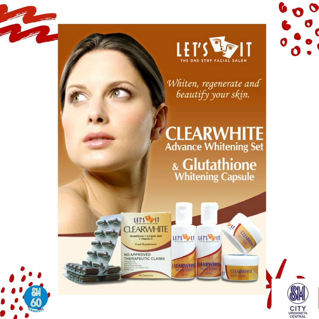 Whiten, regenerate and beautify your skin. Visit Let's Face It, your one stop facial salon here at SM City Urdaneta Central. #ILoveSMCityUrdanetaCentral #EverydayFunAtSMCityUrdanetaCentral #EverythingHereAtSM #SMWellnessWednesdays