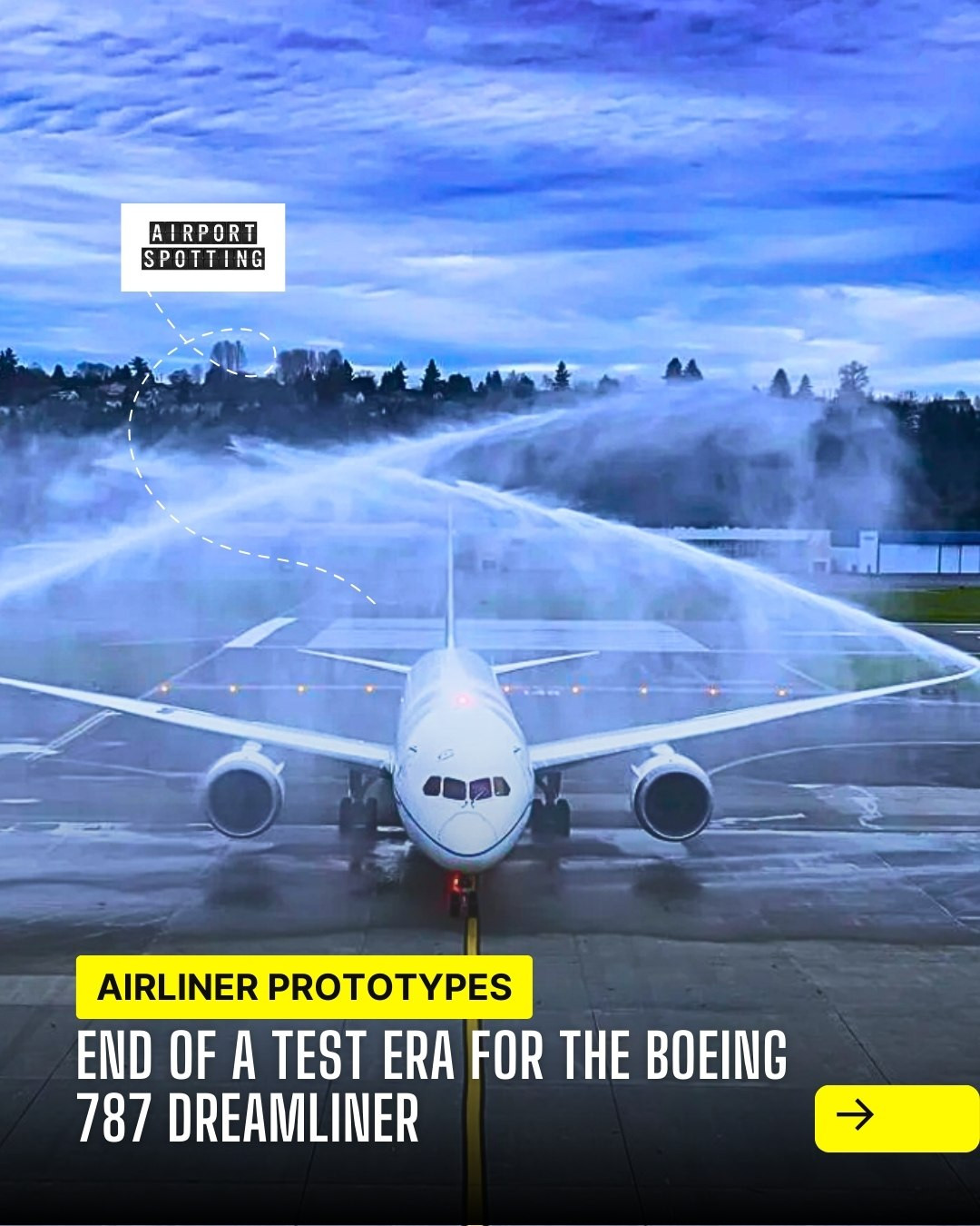 Airports - ️ End of a test era for the Boeing 787 Dreamliner A quiet ...