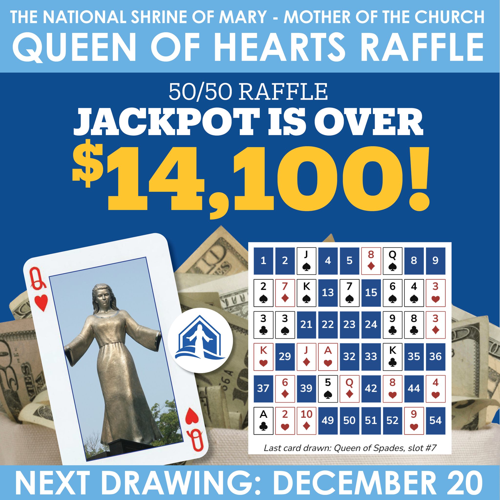 SO CLOSE! Someone... - Shrine of Mary Queen of Hearts Raffle | Facebook