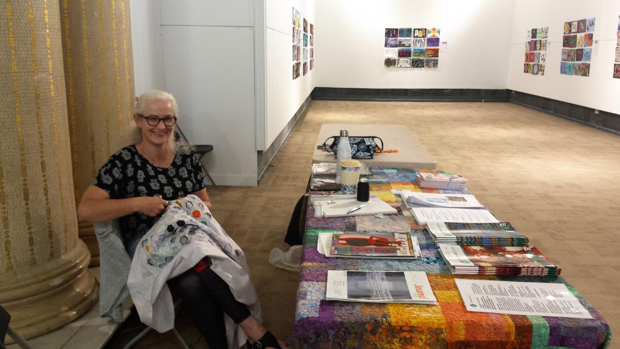 Paula Rafferty being... - River of Dreams Quilt Exhibition | Facebook