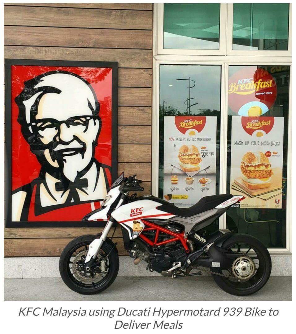 Akhirnya KFC menggunakan superbike... - Himpunan Cerita Lawak