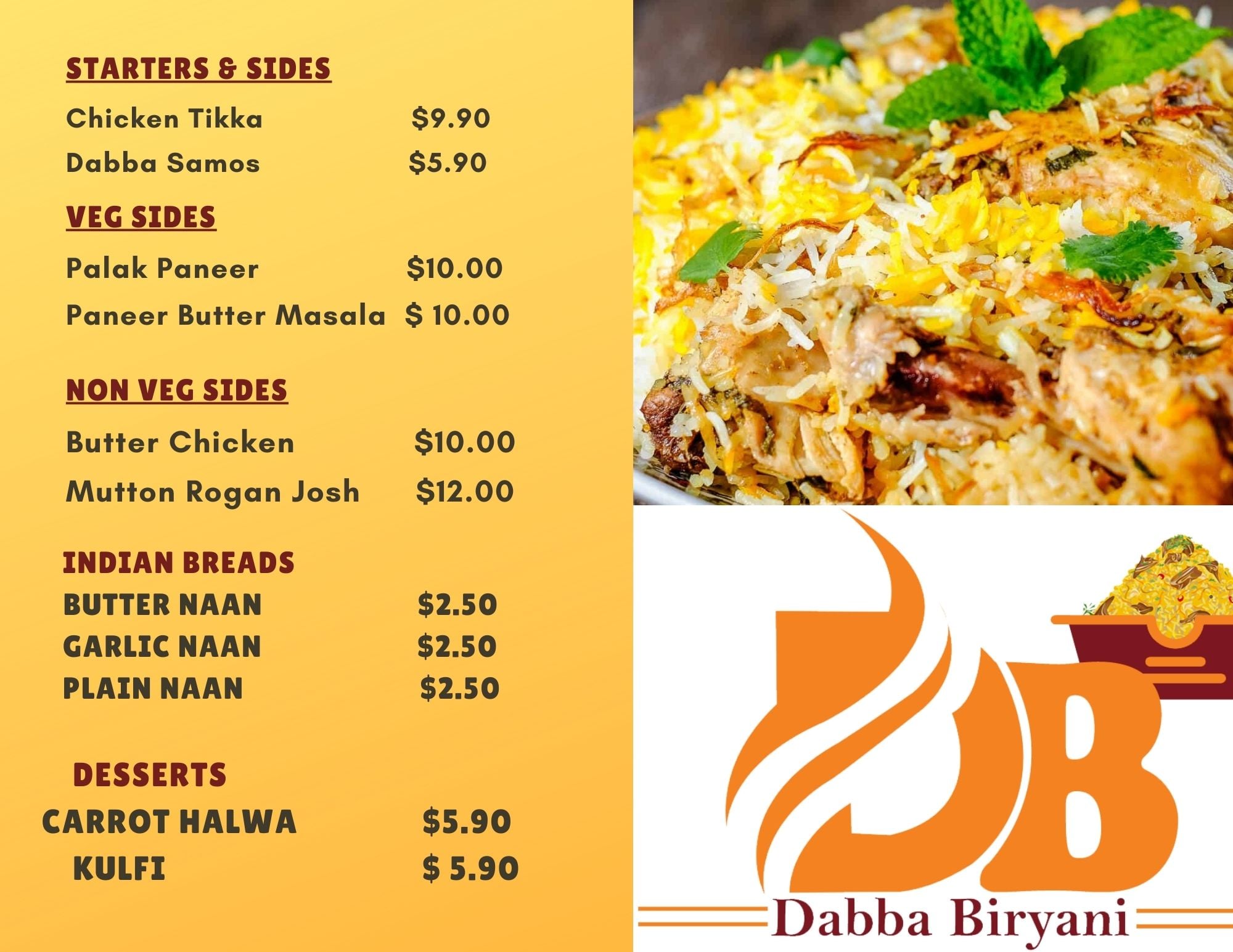 Dabba Biryani | Singapore Singapore