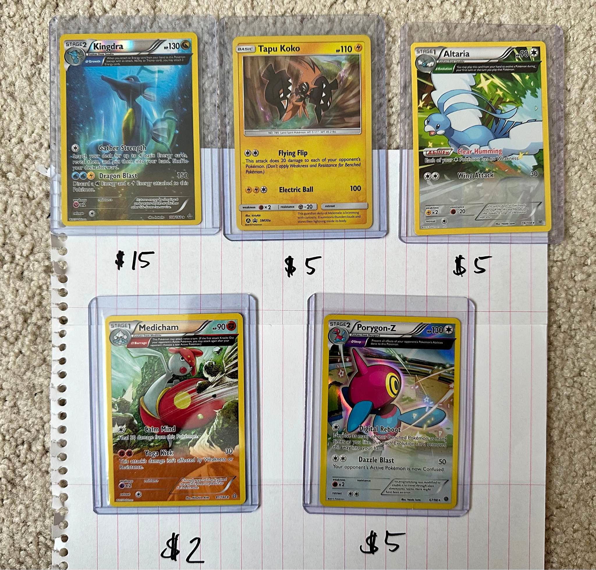 pokemon card singles for sale TCG: Random Cards from Every Series, 50 Cards in Each Lot : Toys & Games Mint / near mint condition trading card Pokemon Singles  Misty Mountain