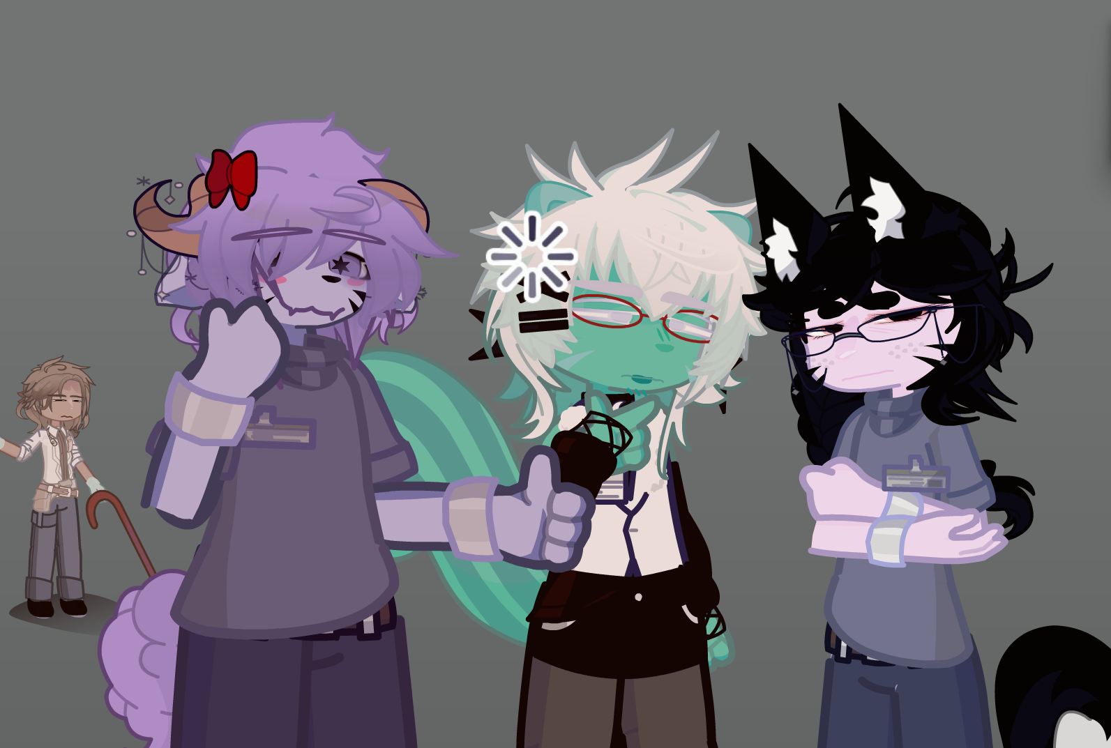 INTERN NYRA (SHEEP) character belongs to VxntrixVoid Yt in Gacha