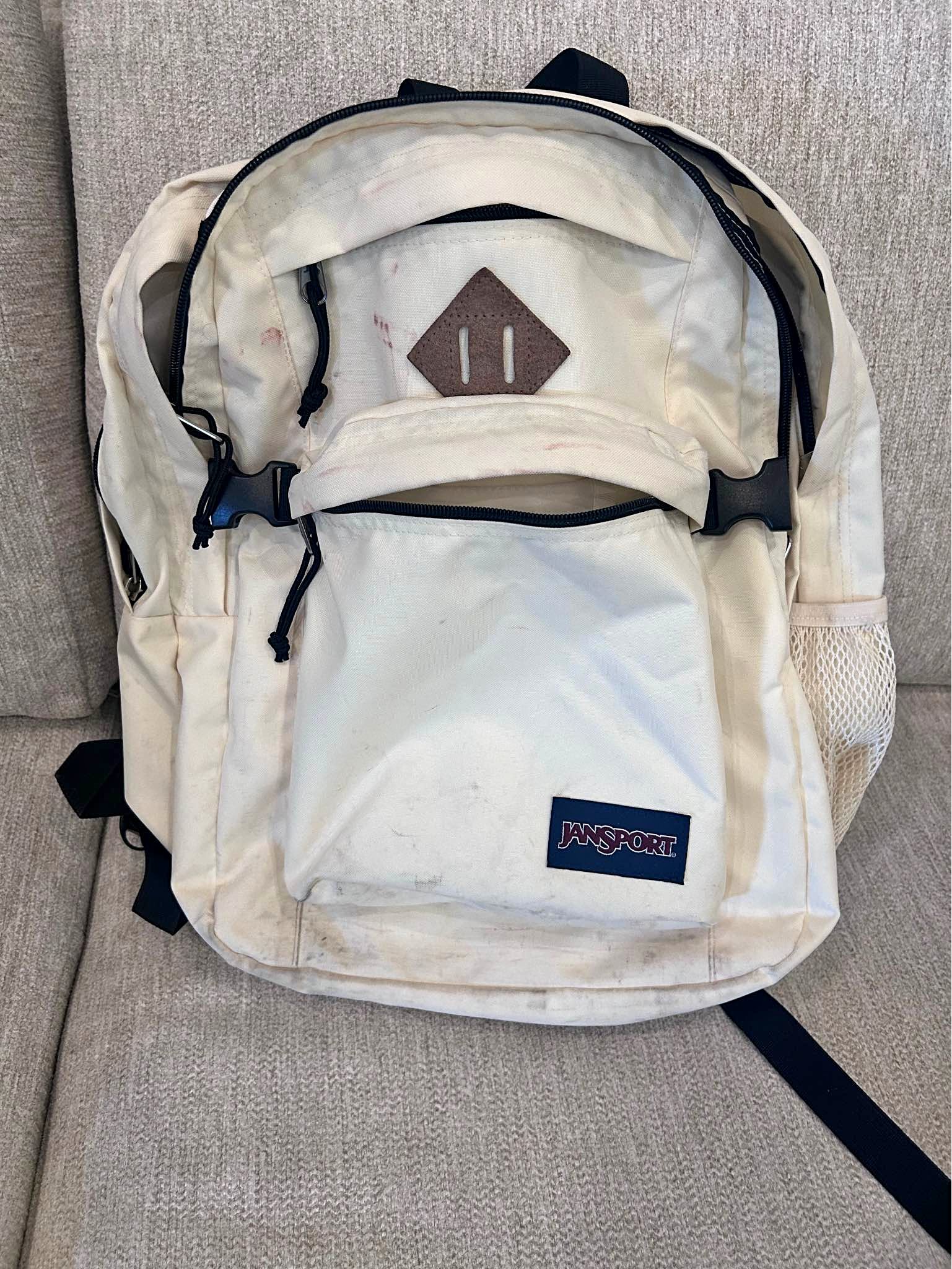 cream jansport backpack Ice Rotation - Cotton Candy suede zipper pulls Highlands Mini Pack - Black
