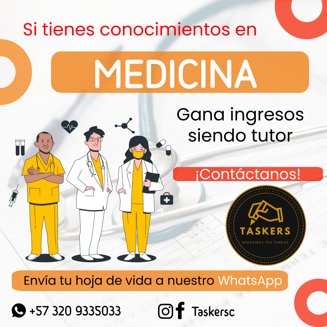 Taskers - 👩‍⚕️🧑‍⚕️Si tienes conocimientos en las áreas de... | Facebook