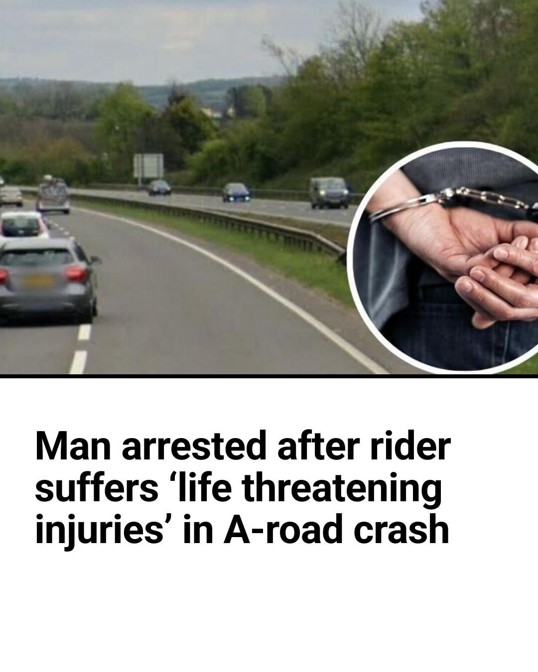 South - The rider is in critical condition | Facebook