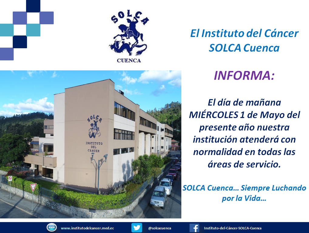 El Instituto del... - Instituto del Cáncer SOLCA Cuenca | Facebook
