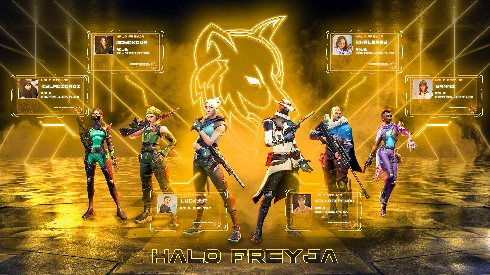 Halo - Presenting our official female Valorant roster, HALO FREYJA; Our ...