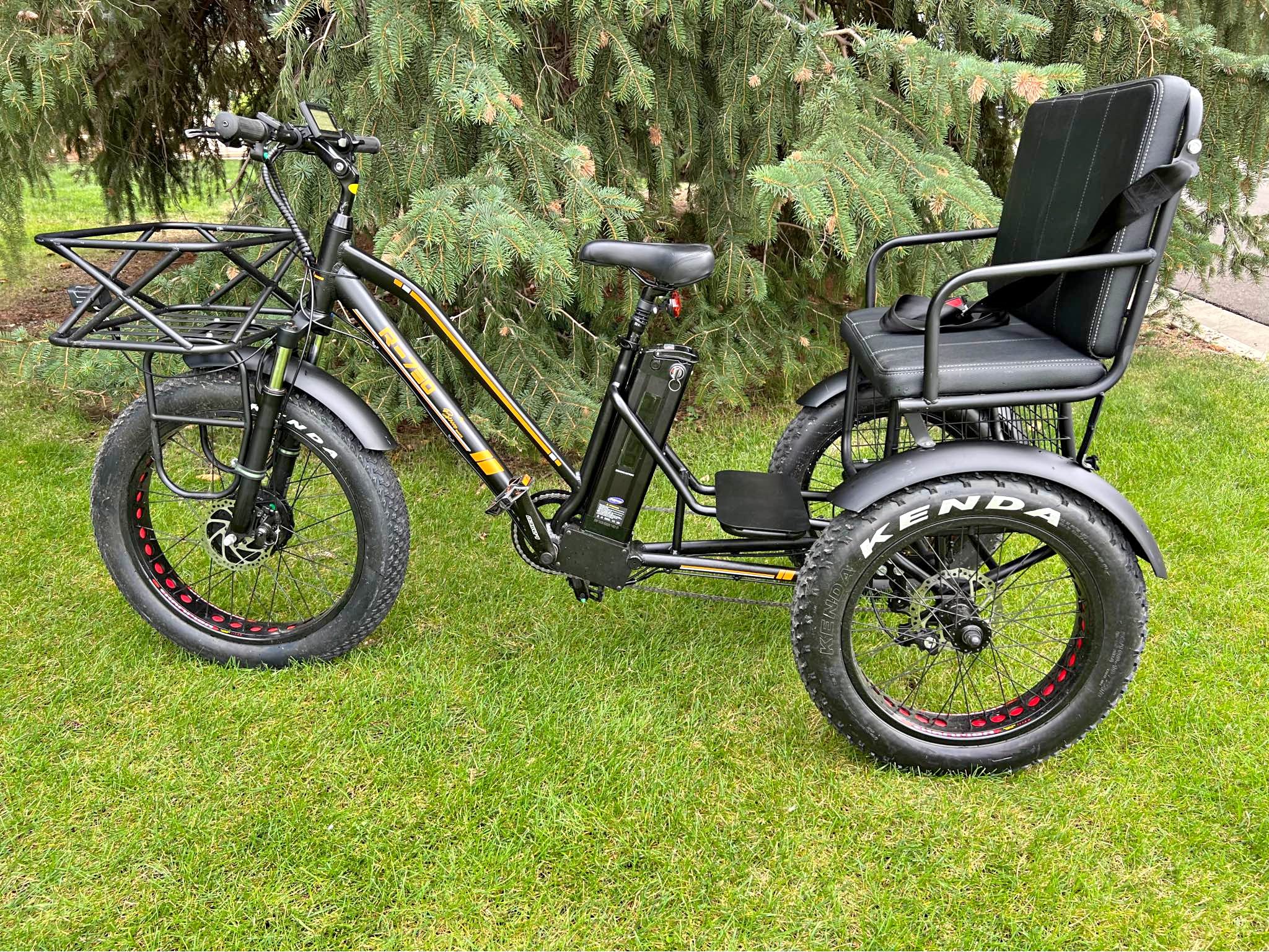 BPM Imports R-750 Electric Rickshaw / Fat Tire E-Trike — Like New (Only ...