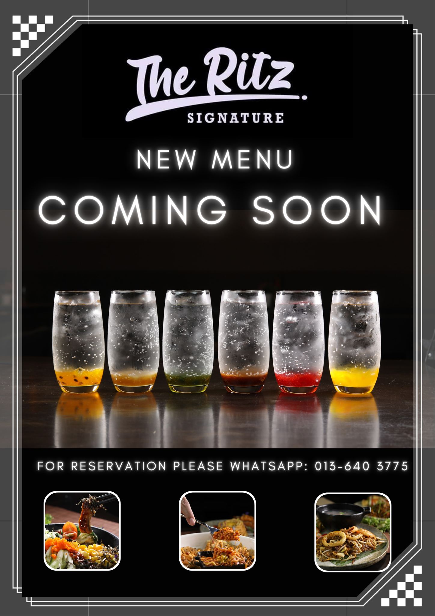 The Ritz Signature NEW MENU NEW FOOD... - The Ritz Signature | Facebook