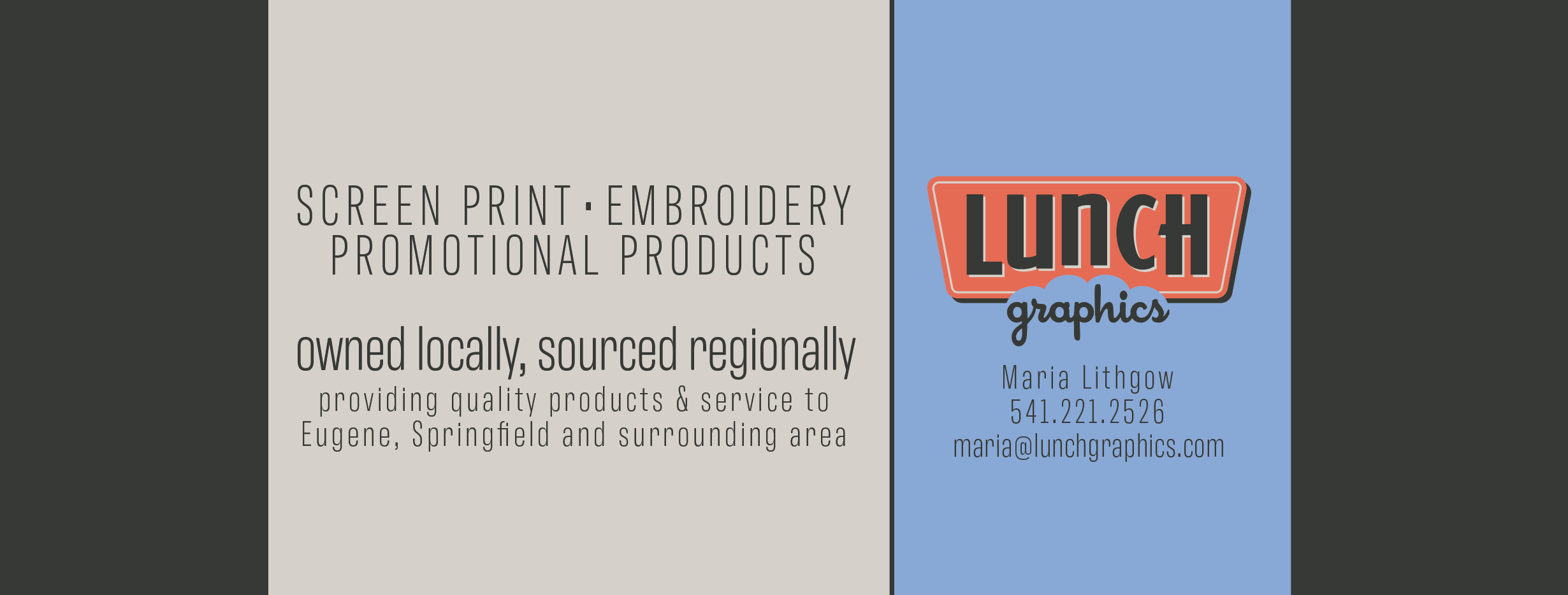 Lunch Graphics | Springfield OR