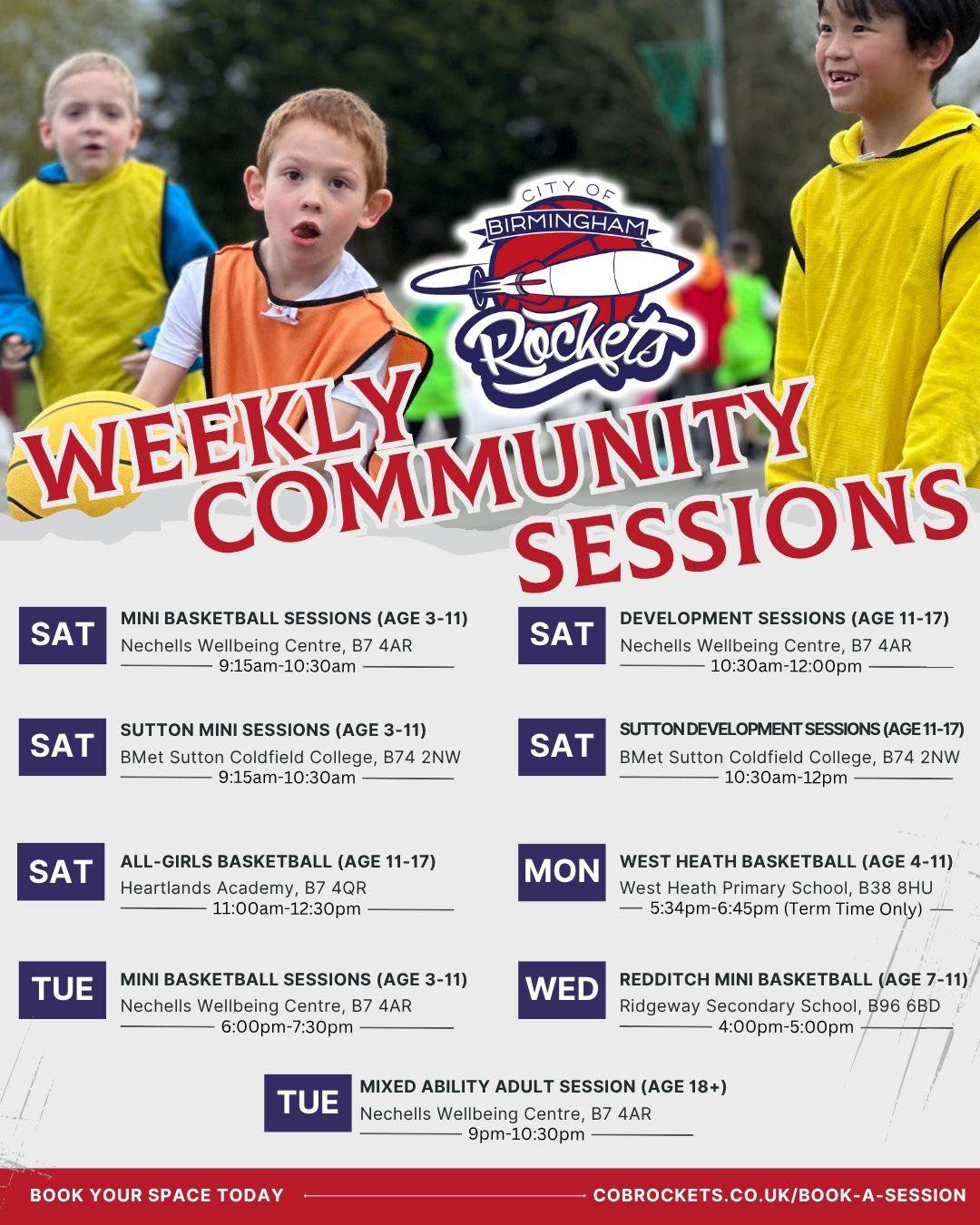 City Of Birmingham Rockets Basketball Club | Birmingham