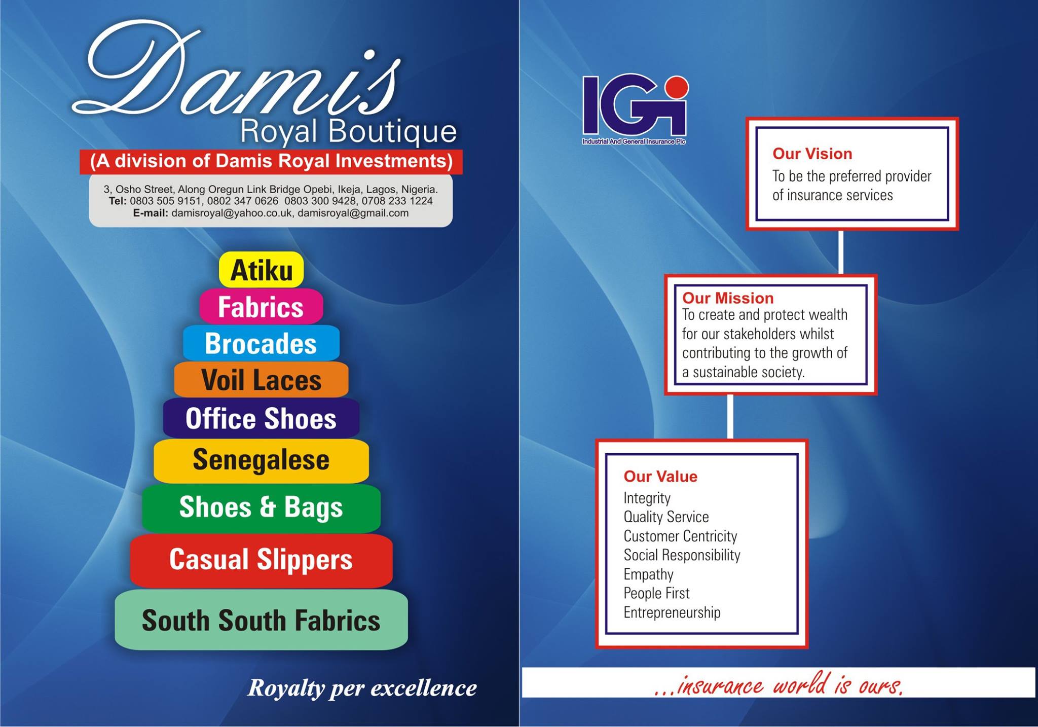 Levels Plus International Limited | Lagos