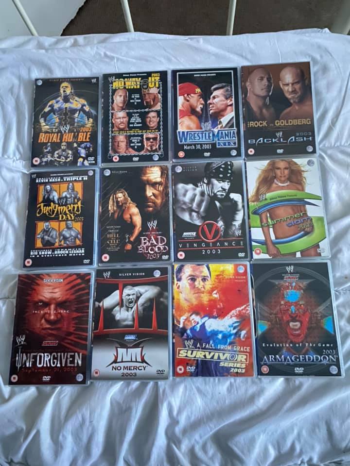 My 2004 wwe ppv dvd set is now complete 圖加1 W 0OWN EMACGS