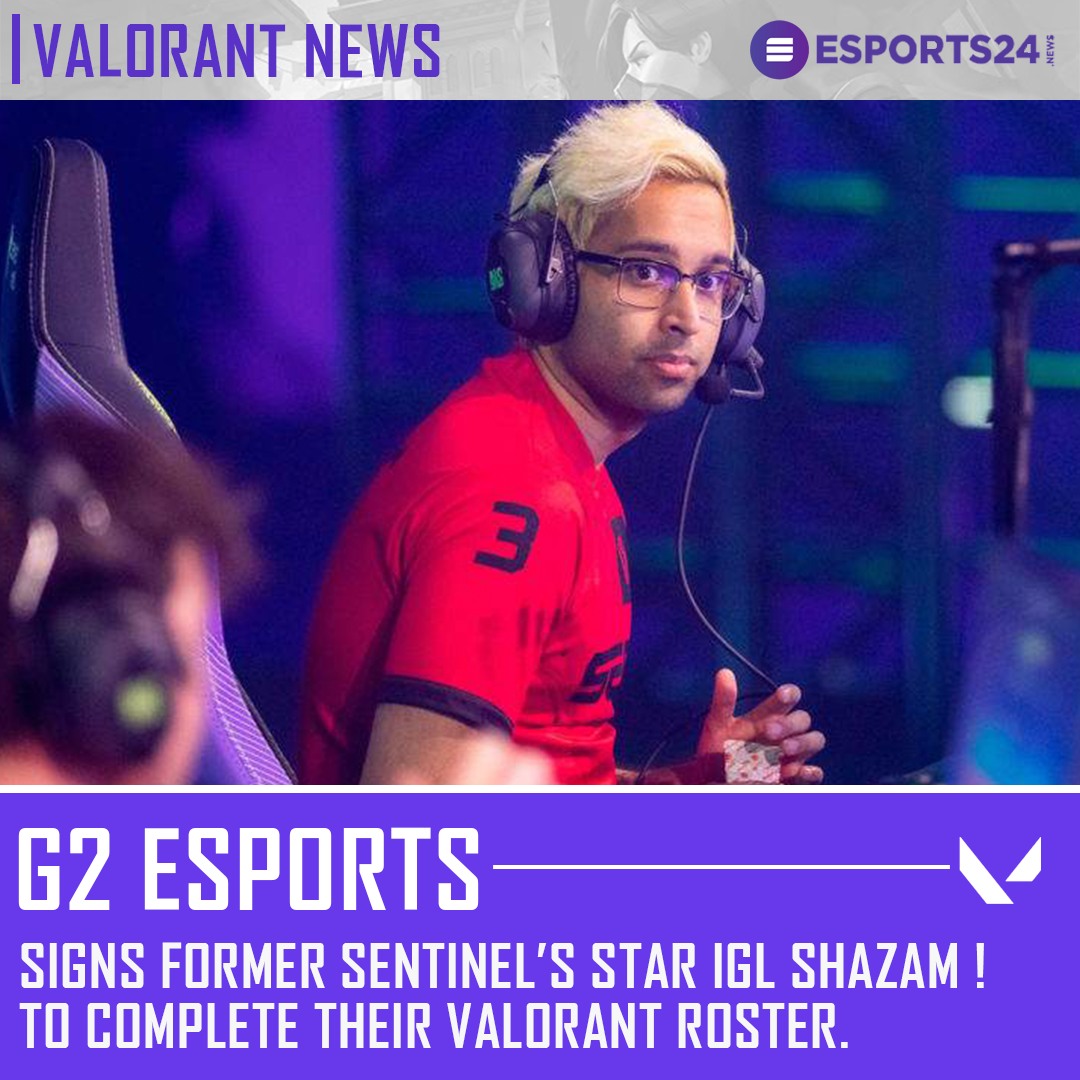 Esports24.news - 🔴 G2 Esports signs former Sentinels star... | Facebook