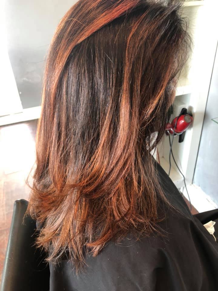 Hair by Stan - Beautiful copper rouge balayage done by...