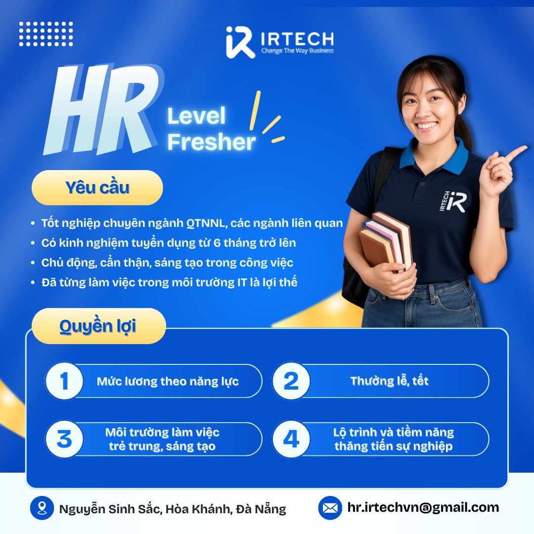 VIỆC LÀM HÀNH CHÍNH NHÂN SỰ | # **[IRTECH Đà Nẵng] TÌM KIẾM NHÂN VIÊN ...