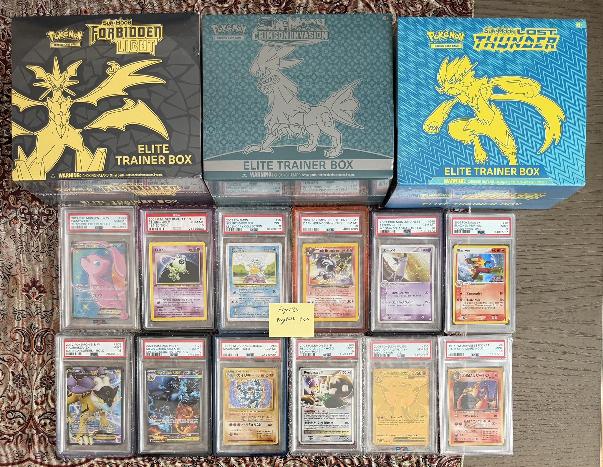 I have several Pokemon cards for sale. Cards in my PC so not in 