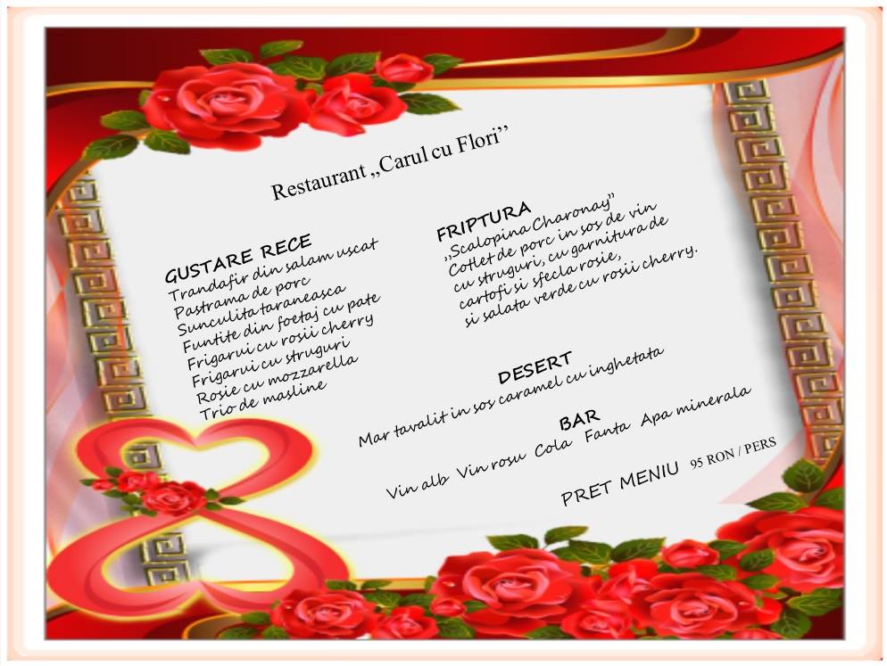 Restaurantul Carul Cu Flori Photos Craiova Menu Prices