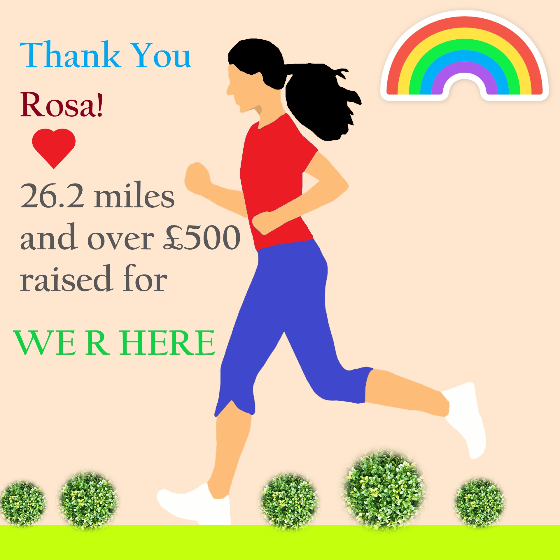 WE R HERE - WE R HERE would like to say a HUGE thank you to our ...