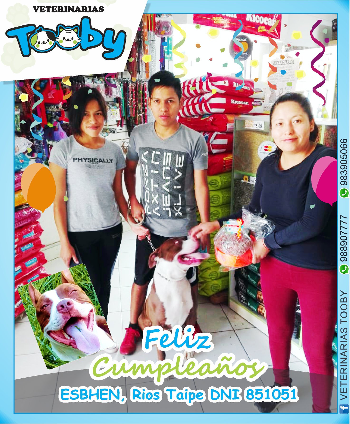 ESBHEN Rios Taipe, desde que lo... - Veterinarias TOOBY | Facebook