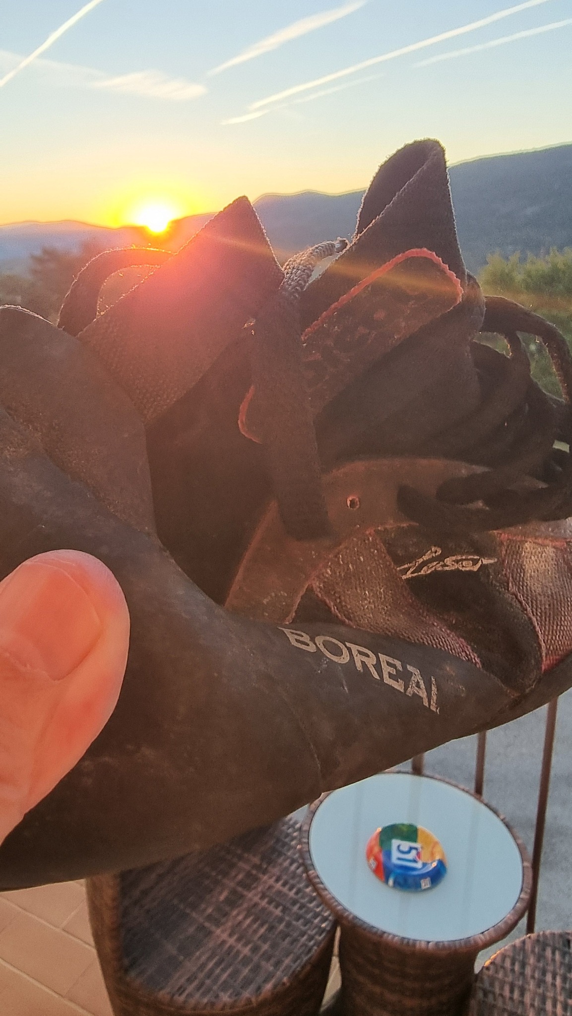 Directly coming from a climbing museum. My favorite climbing shoes ...