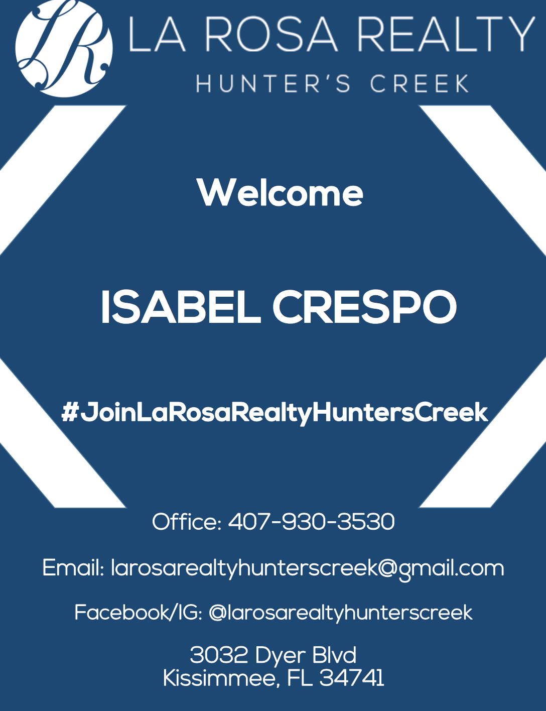 La Rosa Realty Kissimmee - Another Real Estate Agent Joins La Rosa ...