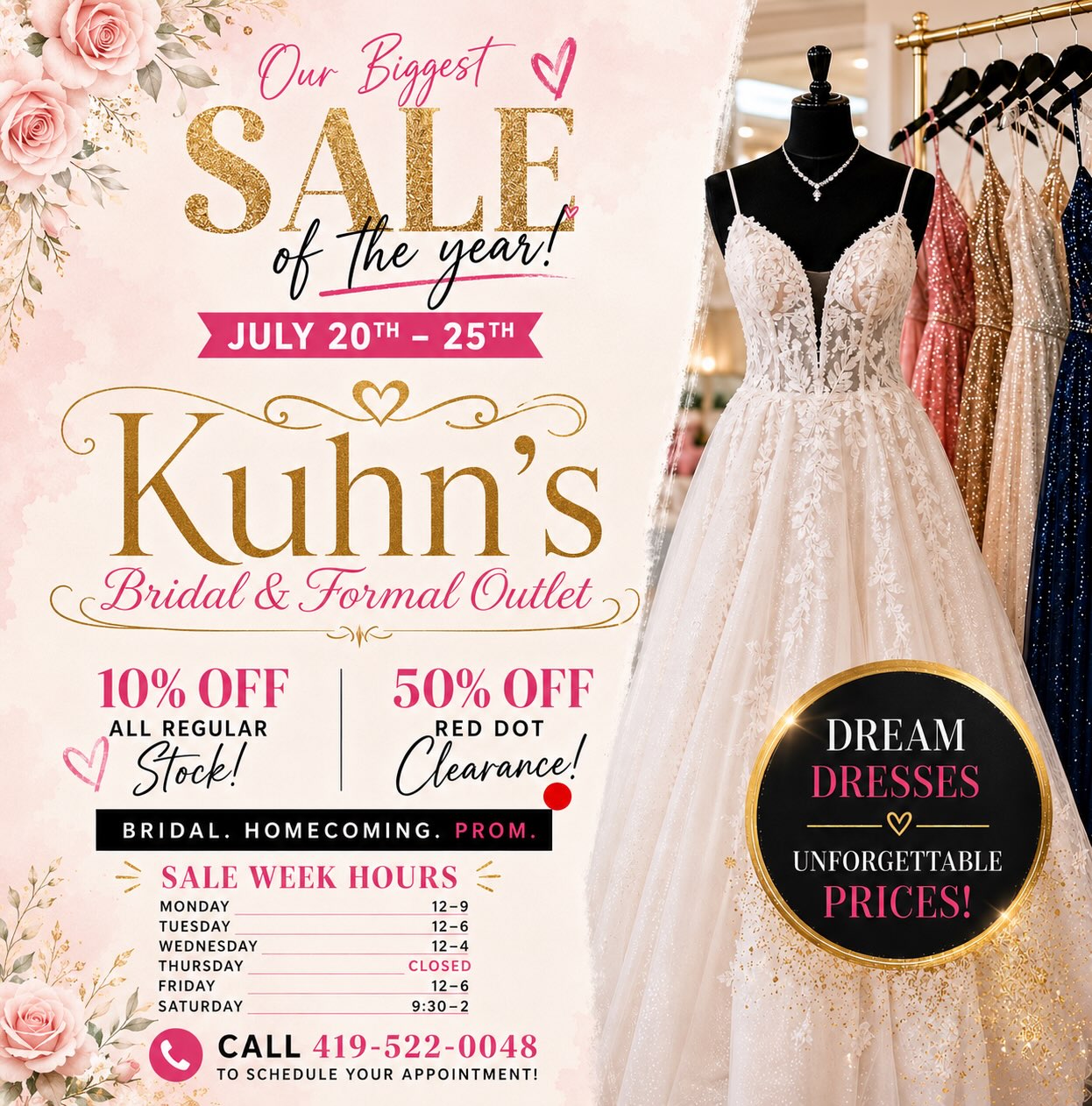 bridesmaid dresses outlet Kuhn's Bridal and Formal Sleeveless A-line Wholesale Mesh