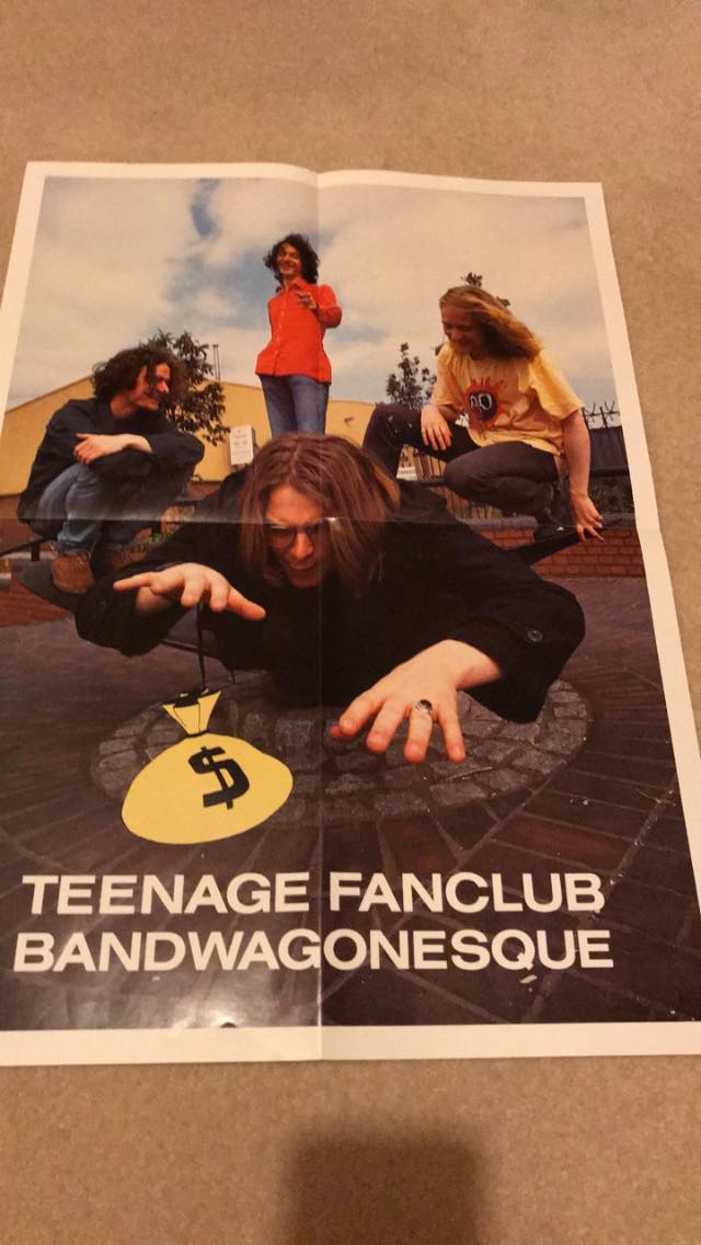 ティーエイジファンクラブ  お面 ポスター 貴重 What is the promotional display piece for Teenage Fanclub?
