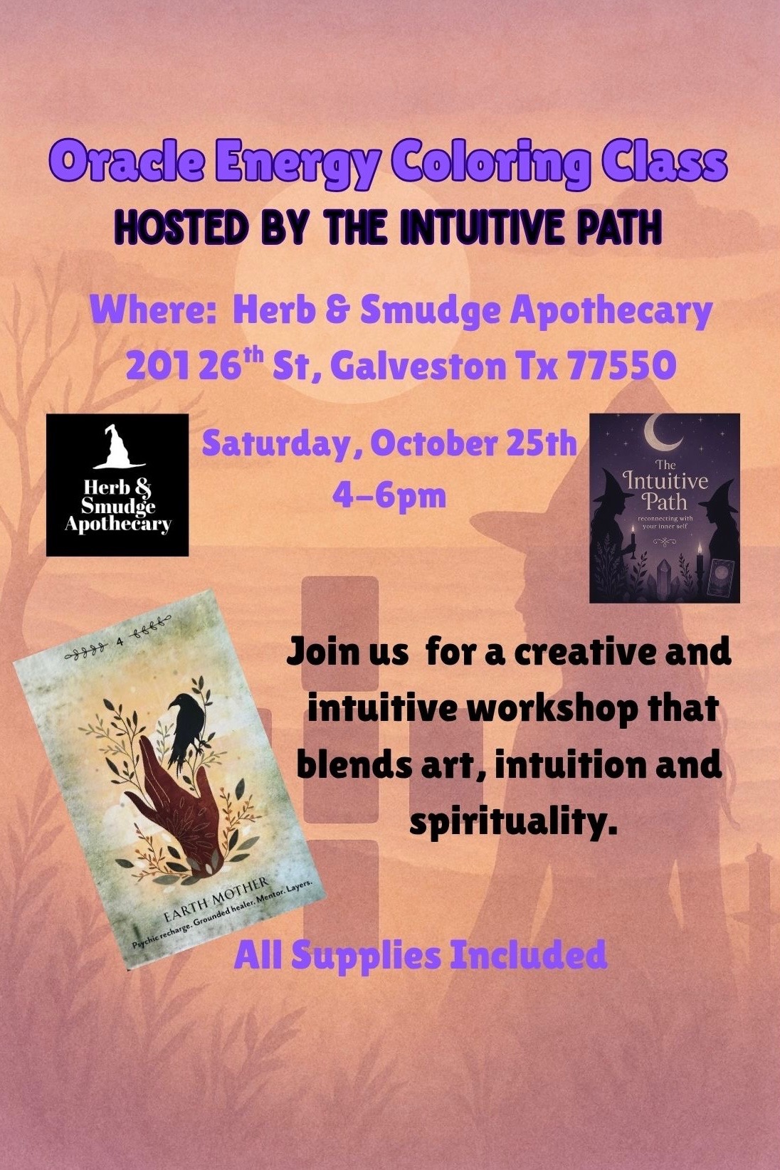 Coloring the Oracle: A Witchy... - Herb & Smudge Apothecary | Facebook