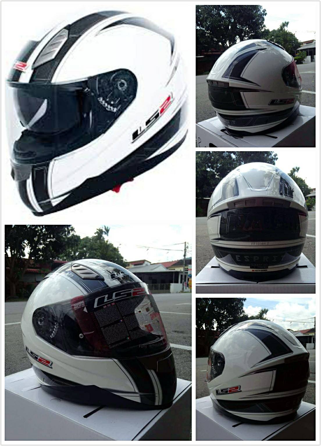 ls2 ff384 helmets FF369 / / FF351/ FF352 VISOR CLR LS2 FF384 - Full-face helmet