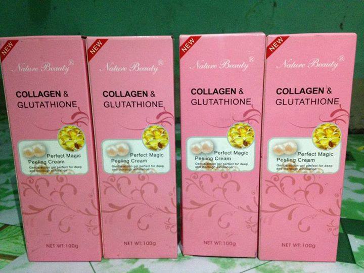 nature beauty collagen and glutathione peeling cream fake Facebook Size:100 Tablet GHK-Cu | NSI vial