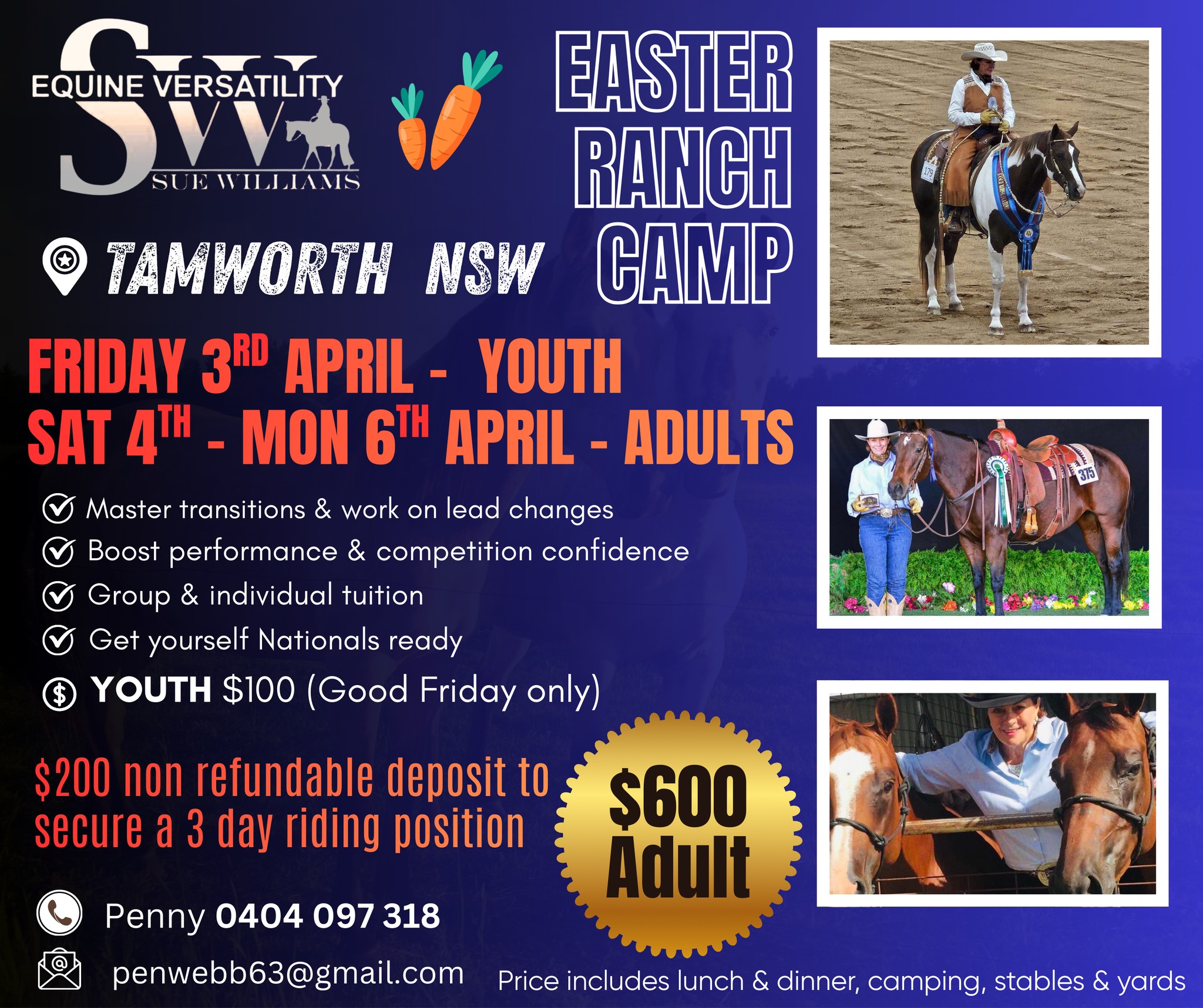 🪺🐰 𝗬𝗔𝗬! 𝗘𝗮𝘀𝘁𝗲𝗿 𝗥𝗔𝗡𝗖𝗛... - Sue Williams Equine Versatility | Facebook