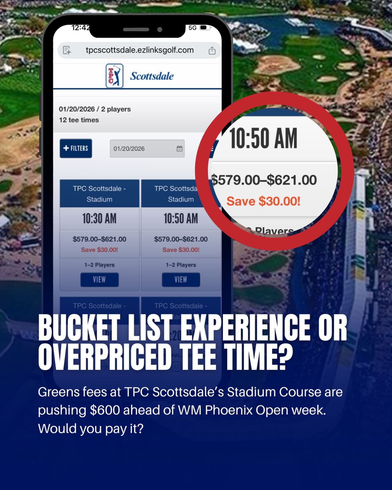 AmateurGolf.com - Alright, I just checked tee times at TPC... | Facebook