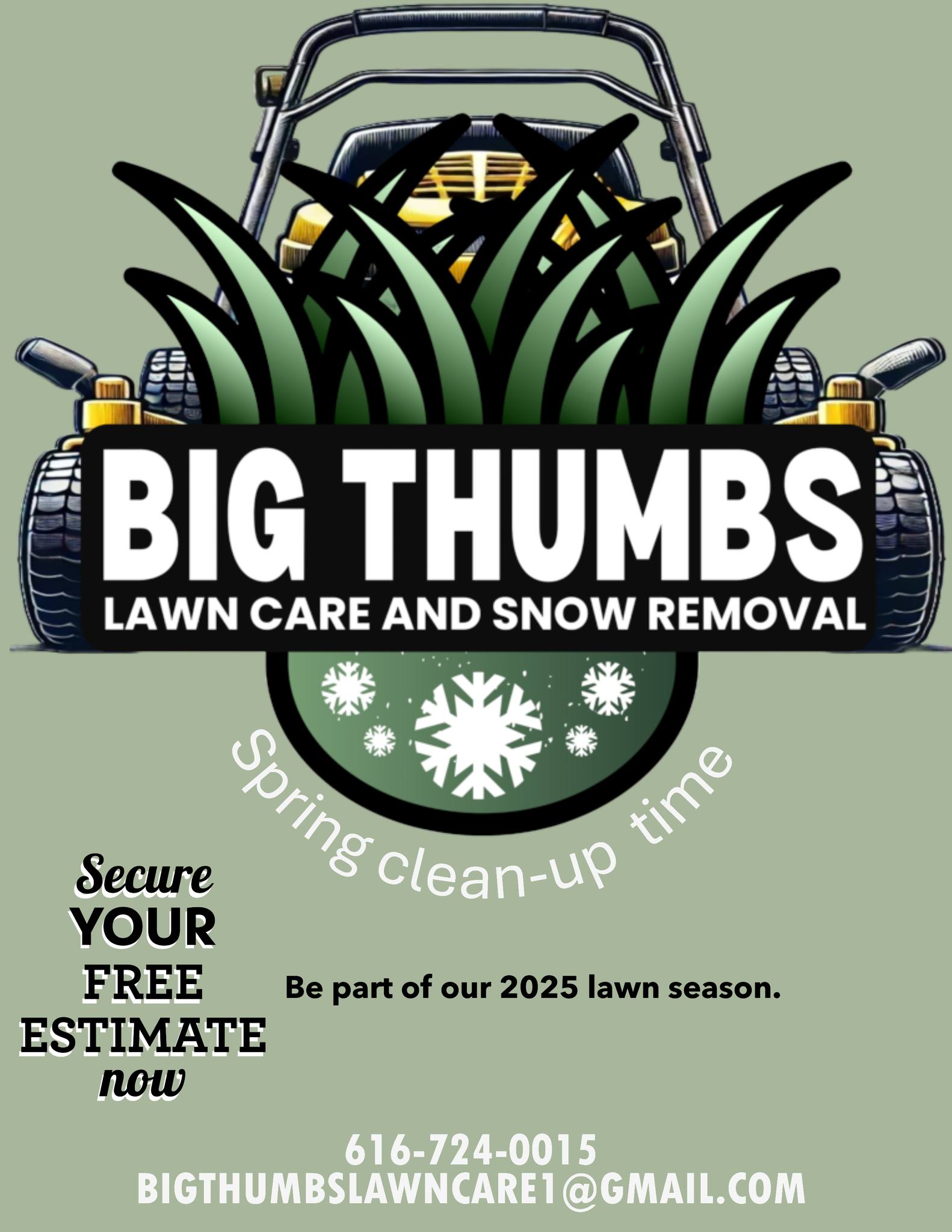 Big Thumbs Lawn Care & Snow Removal | Muskegon MI