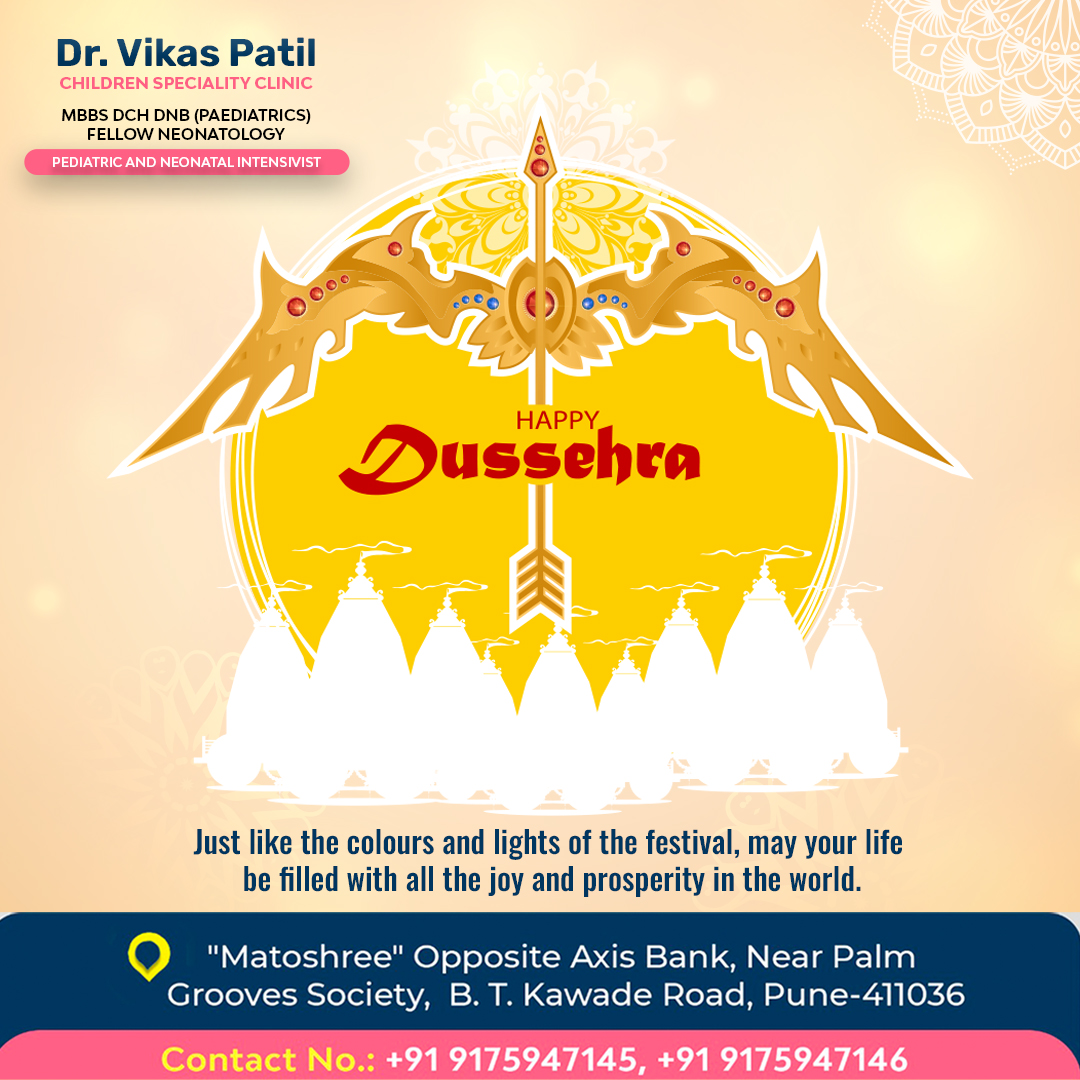 Dr. Vikas Patil - May this Dussehra burn all your worries with Ravana ...