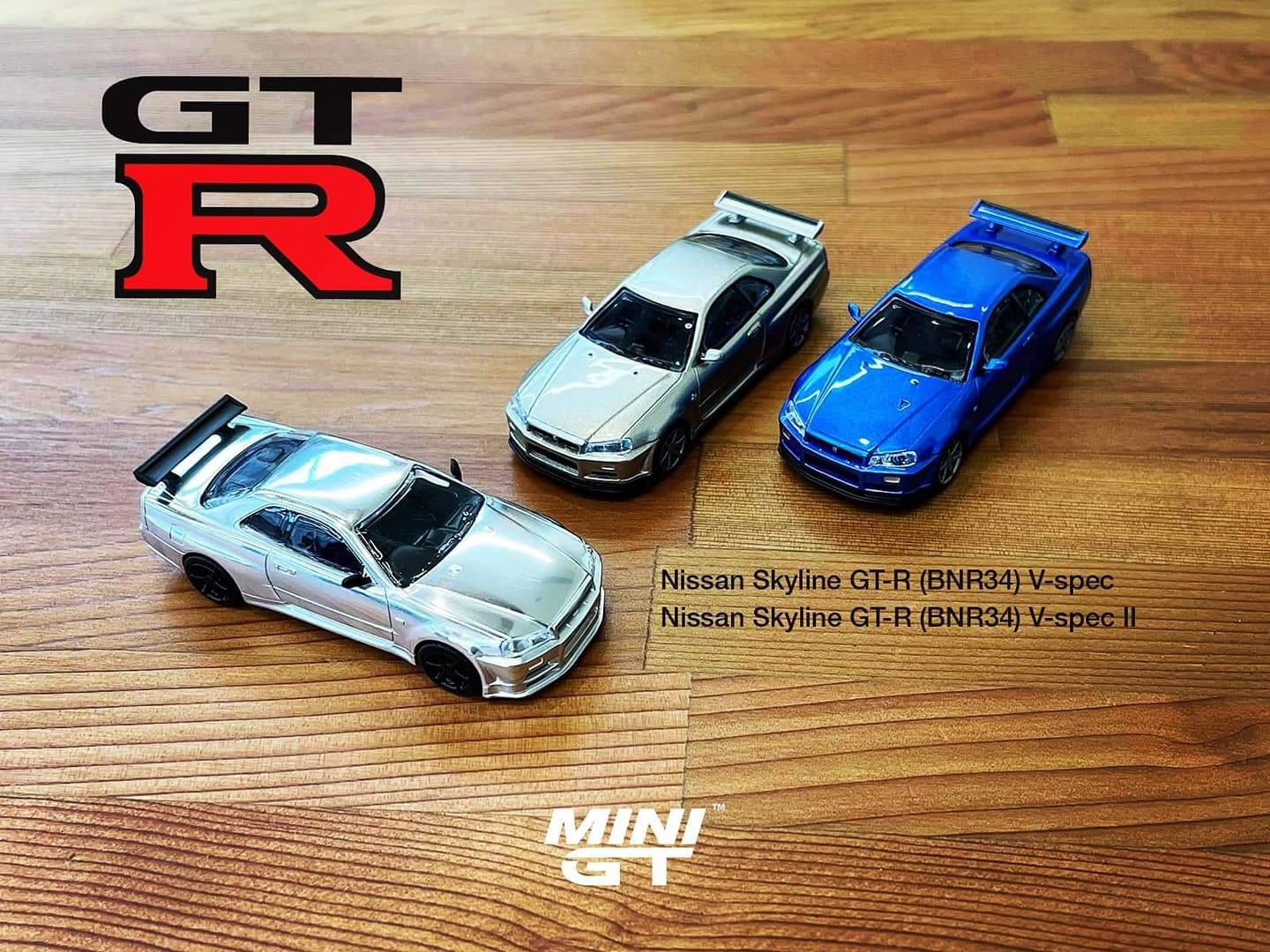 HONEY CAKE CLUB - 灣藍 34 MINI GT 又黎料 R34 GT-R V-spec x...