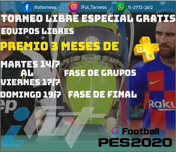 IFut - 🔥 TORNEO LIBRE ESPECIAL 🔥 GRATIS PES... | Facebook