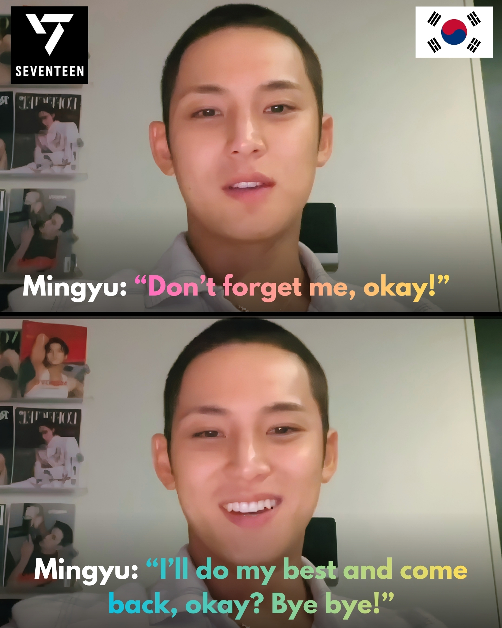 💔 MINGYU'S “DON'T FORGET ME” GOODBYE IS BREAKING CARATS