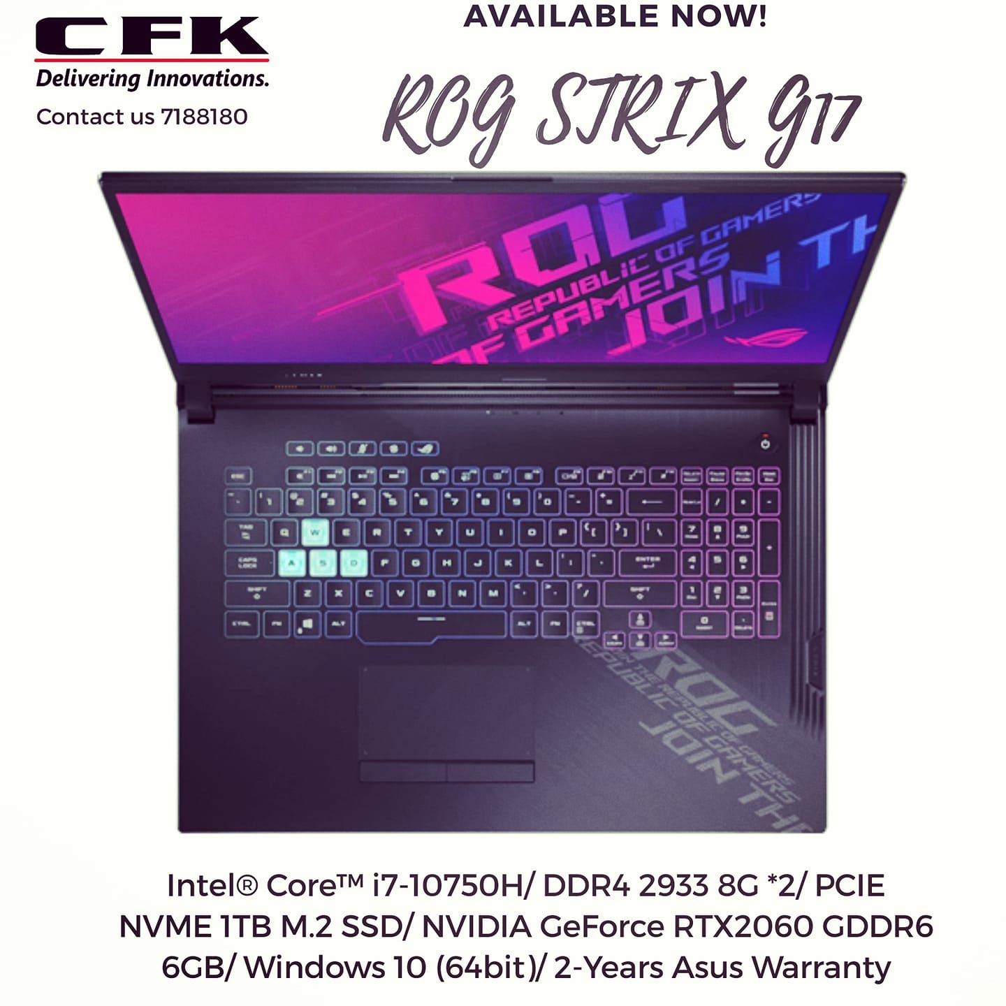 The latest #rogstrixg G17 and G15... - C. F. King Enterprise | Facebook