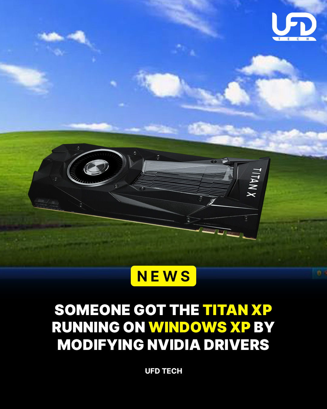 If you've ever felt the need to put a 1080 Ti on Windows XP - GOOD