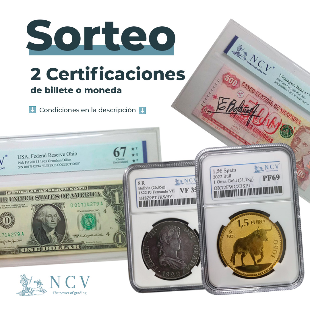 ️ Estamos... - NCV Grading. Coins and banknotes grading.