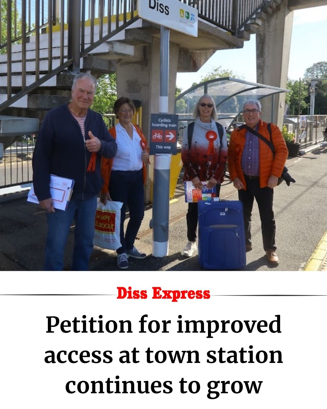 Diss - A petition calling for improved access to platforms at Diss ...
