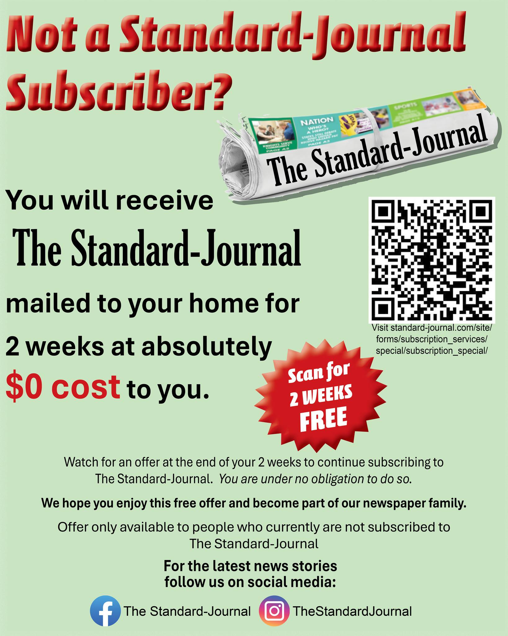 【sorajirooo】STANDARD JOURNAL The Standard-Journal | Milton PA